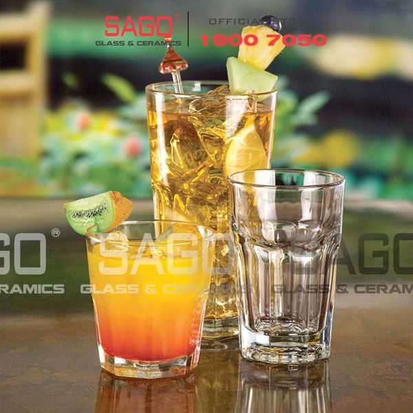  LIBBEY 15242 - Ly Thủy Tinh Cường Lực Libbey Gibraltar Rocks DuraTuff 266ml | Thủy Tinh Cao Cấp 