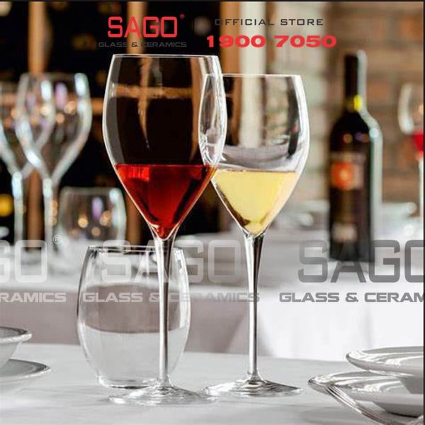  Luigi Bormioli 08961/04 - Ly thủy tinh Pha Lê Luigi Bormioli Magnifico Medium Crystal Glasses 460ml | Nhập Khẩu Italy 