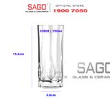  Ocean P02808 - Ly Thủy Tinh Ocean Connexion Hi Ball 350ml | Nhập Khẩu Thái Lan 