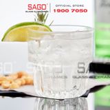  LIBBEY 15432 - Ly Thủy Tinh Cường Lực Libbey Everest Duratuff Rocks 207ml | Nhập Khẩu E.U 