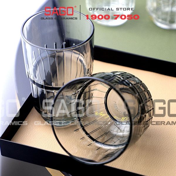  LIBBEY 820508 - Ly Thủy Tinh Libbey LINQ Rocks 355ml | Nhập Khẩu E.U 