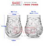  LIBBEY 824117 - Ly Thủy Tinh Libbey Tiki Split 470ml | Nhập Khẩu E.U 
