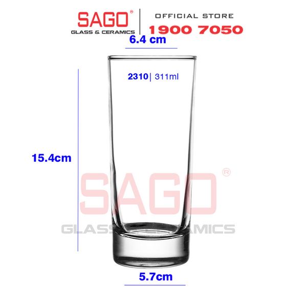  LIBBEY 2310 - Ly Thủy Tinh Libbey Libbey Lexington Tall Hi Ball 311ml | Thủy Tinh Cao Cấp 