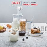  Luigi Bormioli 11965 - Chai thủy tinh Pha Lê Luigi Bormioli LOCK EAT CARAF HP10290 TAP Crystal Glasses 1096ml | Nhập Khẩu Italy 