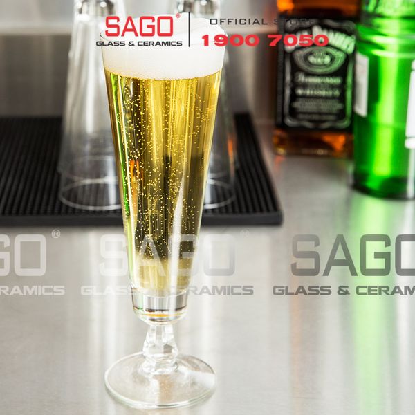  LIBBEY 6425 - Ly Thủy Tinh Libbey Commodore Footed Pilsner 296ml | Nhập Khẩu USA 