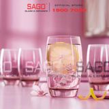  Luminarc J5385 - Ly Thủy Tinh Luminarc Salto Ice Pink 350ml | Thủy Tinh Cao Cấp 