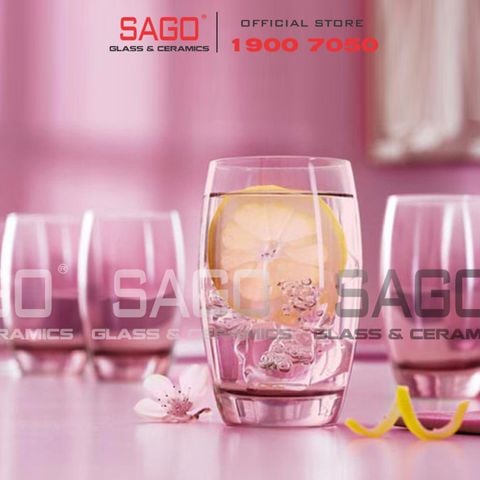  Luminarc J5385 - Ly Thủy Tinh Luminarc Salto Ice Pink 350ml | Thủy Tinh Cao Cấp 