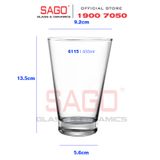  Ocean B16115 - Ly Thủy Tinh Ocean Studio Hi Ball 435ml | Nhập Khẩu Thái Lan 