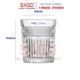  LIBBEY 927542 - Ly Thủy Tinh Libbey Radiant DOF 355ml | Nhập Khẩu E.U 