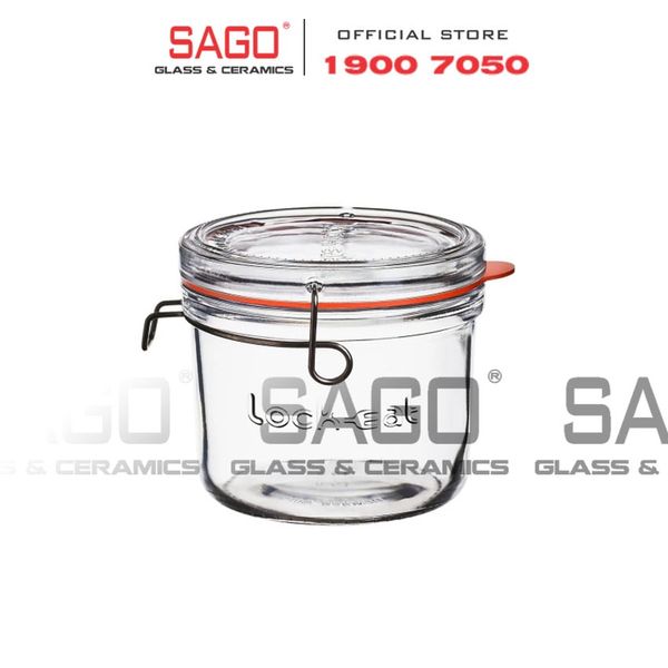  Luigi Bormioli 11961 - Hũ thủy tinh Pha Lê Luigi Bormioli LOCK EAT TERR HP10285 TAP Crystal Glasses 257ml | Nhập Khẩu Italy 