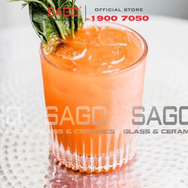  LIBBEY 15626 - Ly Libbey Tumbler Duratuff Rocks 251ml | Thủy Tinh Cường Lực Nhập Khẩu U.S 