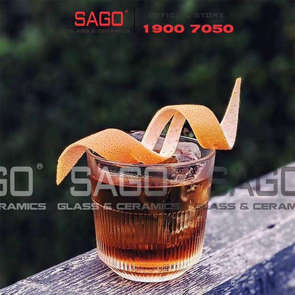  LIBBEY 829488 - Ly Thủy Tinh Cường Lực Libbey Rayo Rock 266ml | Nhập Khẩu E.U 