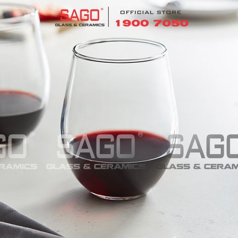  LIBBEY 207 - Ly Thủy Tinh Libbey Stemless White Wine 266ml | Nhập Khẩu E.U 