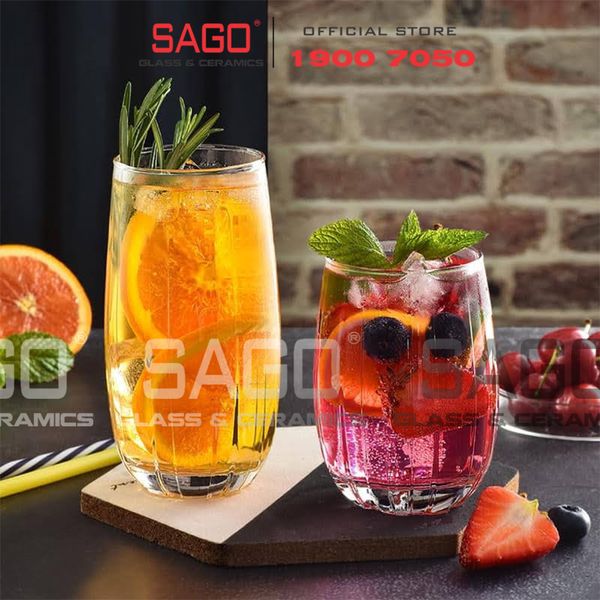  Deli JS5139-2 - Ly Thủy Tinh Deli Linka Glass 380ml | Thủy Tinh Cao Cấp 