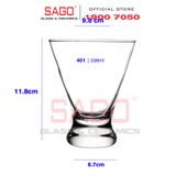  LIBBEY 401- Ly Thủy Tinh Libbey Cosmopolitan Wine Glass 296ml | Nhập Khẩu USA 
