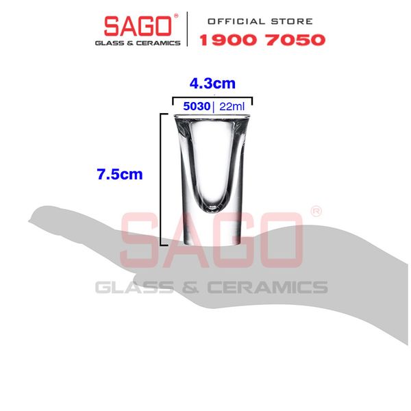  LIBBEY 5030 - Ly Thủy Tinh Libbey Tall Shot Glass 22ml | Thủy Tinh Cao Cấp 