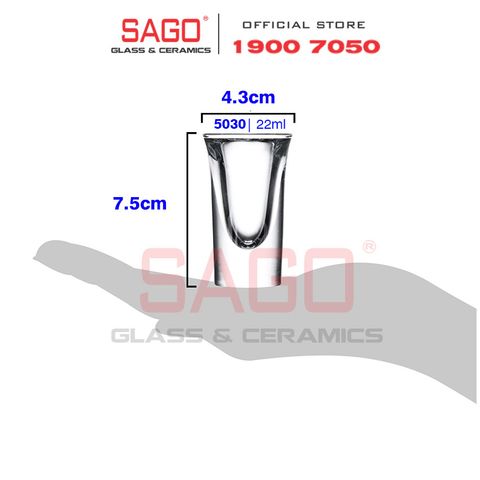  LIBBEY 5030 - Ly Thủy Tinh Libbey Tall Shot Glass 22ml | Thủy Tinh Cao Cấp 