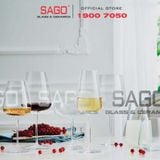  Luigi Bormioli A12731 - Ly thủy tinh Pha Lê Luigi Bormioli Meravigliosi Barolo Shiraz Crystal Glasses 700ml | Nhập Khẩu Italy 