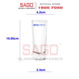  Ocean P03010 - Ly Thủy Tinh Ocean San Marino Shot 65ml | Nhập Khẩu Thái Lan 