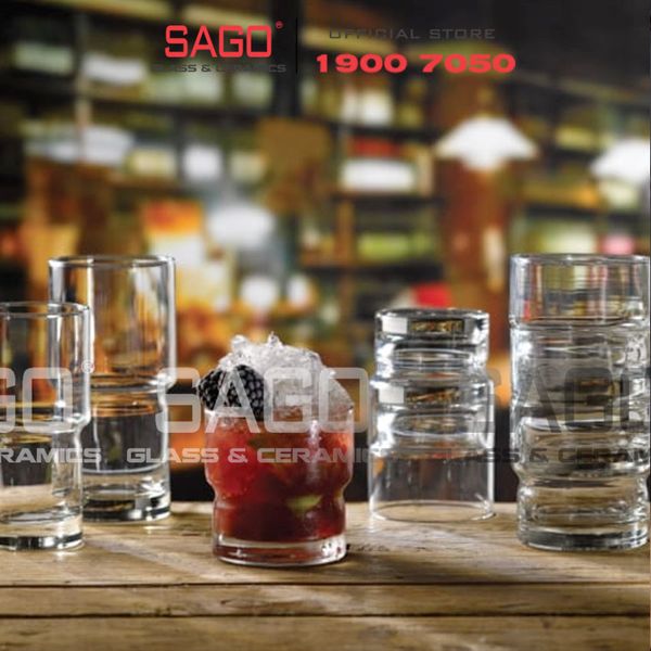  LIBBEY 12038 - Ly Thủy Tinh Cao Cấp Libbey Duratuff Newton Rock 355ml | Nhập Khẩu USA 
