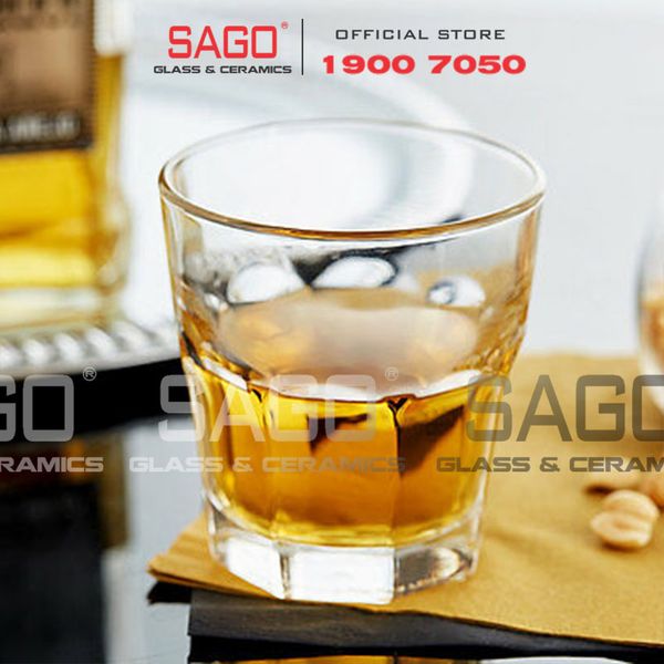  LIBBEY 15241 - Ly Thủy Tinh Cường Lực Libbey Gibraltar Rocks DuraTuff 207ml | Thủy Tinh Cao Cấp 