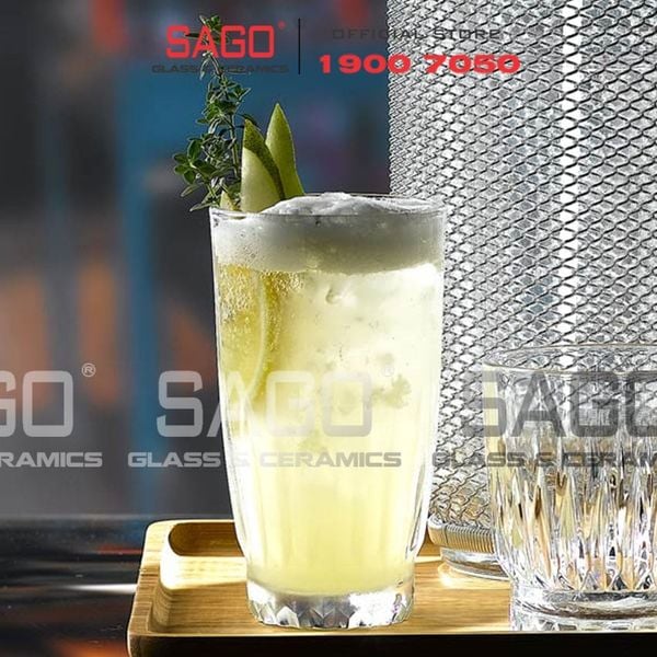  LIBBEY 15451 - Ly thủy tinh Cao Cấp Libbey Winchester DuraTuff Hi Ball 200ml | Nhập Khẩu USA 