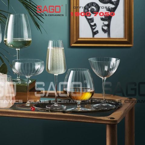  Luigi Bormioli 13168/01 - Ly thủy tinh Pha Lê Luigi Bormioli Speakeasy Swing Martini Crystal Glasses 220ml | Nhập Khẩu Italy 