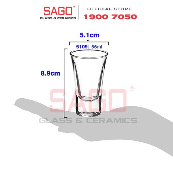  LIBBEY 5109 - Ly Thủy Tinh Libbey Shooter Glass Glass 56ml | Thủy Tinh Cao Cấp 