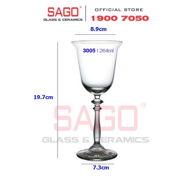  LIBBEY 503005 - Ly Thủy Tinh Libbey Vintage Wine 264ml | Nhập Khẩu E.U 
