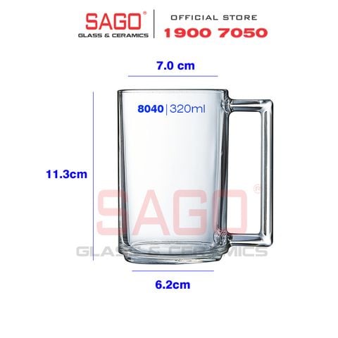  Luminarc L8040 - Ly Thủy Tinh Cao Cấp Luminarc Fitness 320ml | Thủy Tinh Cao Cấp 