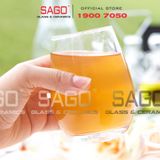  LIBBEY 217 - Ly Thủy Tinh Libbey Stemless White Wine 348ml | Nhập Khẩu E.U 