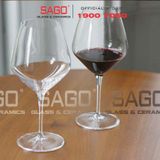  Luigi Bormioli A08745 - Ly thủy tinh Pha Lê Luigi Bormioli Atelier Pinot Noir Rioja Crystal Glasses 610ml | Nhập Khẩu Italy 