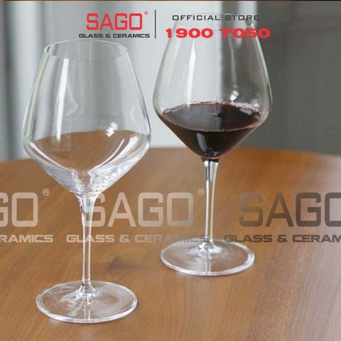  Luigi Bormioli A08745 - Ly thủy tinh Pha Lê Luigi Bormioli Atelier Pinot Noir Rioja Crystal Glasses 610ml | Nhập Khẩu Italy 