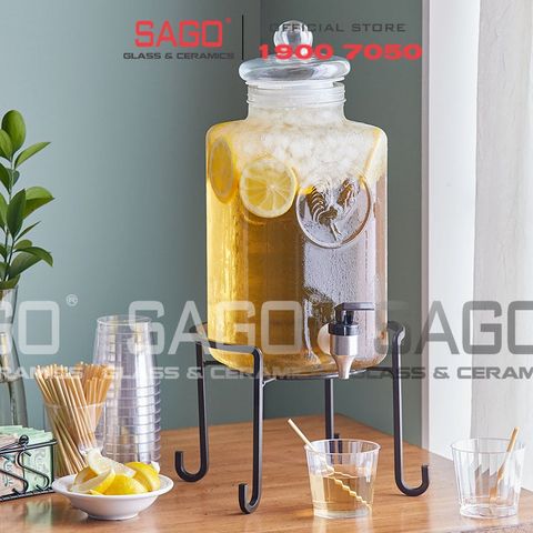  LIBBEY 92164 - Bình Thủy Tinh Libbey Farmhouse Beverage Dispens 7000ml | Nhập Khẩu U.S 