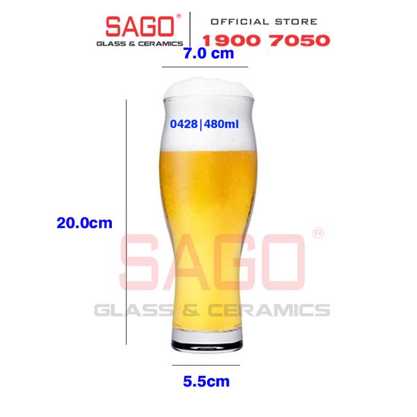  Pasabahse 420428 - Ly Thủy Tinh Pasabahse Tumbler Revival 480ml | Nhập khẩu Thổ nhĩ kỳ 