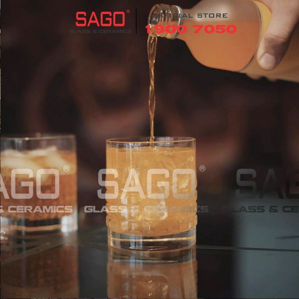  Luigi Bormioli 12328/02 - Ly thủy tinh Pha Lê Luigi Bormioli Tumbler Charme DOF Crystal Glasses 380ml | Nhập Khẩu Italy 