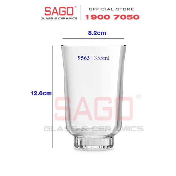  LIBBEY 829563 - Ly Thủy Tinh Libbey Modern America High Ball 355ml | Nhập Khẩu E.U 