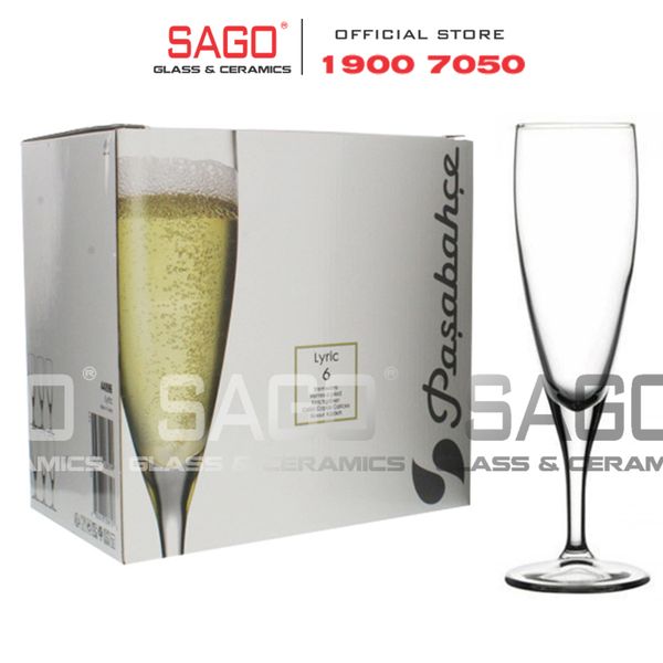  Pasabahce 44896 - Ly Thủy Tinh Pasabahce lyric white wine 210ml | Nhập Khẩu Thổ Nhĩ Kỳ 