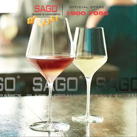  LIBBEY 9322 - Ly Thủy Tinh Libbey Prism 13 Oz Wine 384ml | Nhập Khẩu USA 