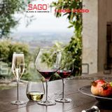  Luigi Bormioli A11830 - Ly thủy tinh Pha Lê Luigi Bormioli Vinea Nebbiolo Barolo Crystal Glasses 800ml | Nhập Khẩu Italy 