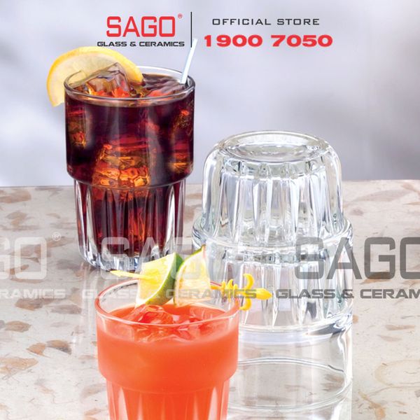  LIBBEY 15436 - Ly Thủy Tinh Cường Lực Libbey Everest Duratuff Beverage 355ml | Nhập Khẩu USA 