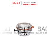  Luigi Bormioli 11959 - Hũ thủy tinh Pha Lê Luigi Bormioli LOCK EAT TERR HP10283 TAP Crystal Glasses 147ml | Nhập Khẩu Italy 