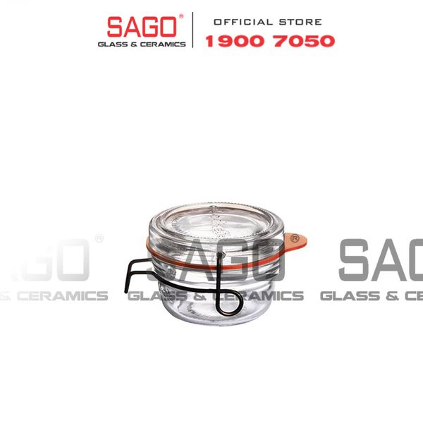  Luigi Bormioli 11959 - Hũ thủy tinh Pha Lê Luigi Bormioli LOCK EAT TERR HP10283 TAP Crystal Glasses 147ml | Nhập Khẩu Italy 