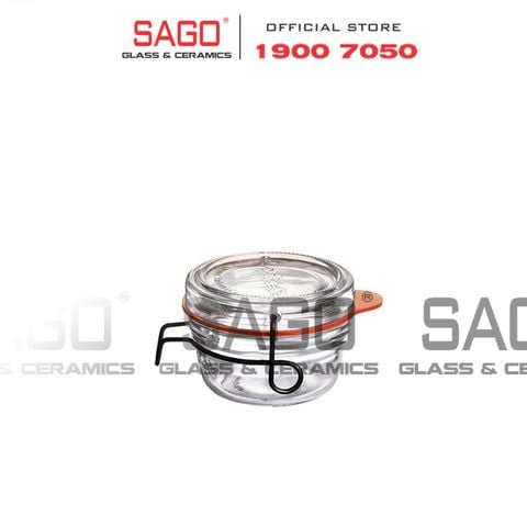  Luigi Bormioli 11959 - Hũ thủy tinh Pha Lê Luigi Bormioli LOCK EAT TERR HP10283 TAP Crystal Glasses 147ml | Nhập Khẩu Italy 