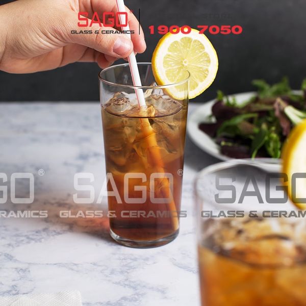  LIBBEY 51 - Ly Thủy Tinh Libbey Straight Sided Iced Tea 370ml | Nhập khẩu USA 