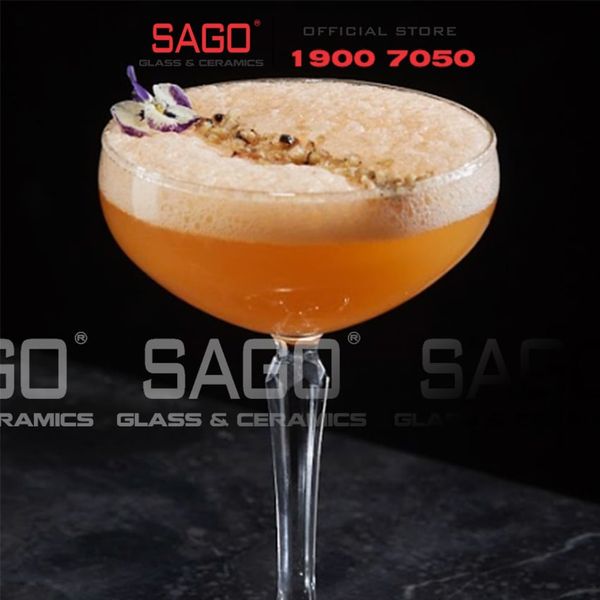  Ocean 1527S07 - Ly Thủy Tinh Ocean Connexion Coupe 215ml | Nhập Khẩu Thái Lan 