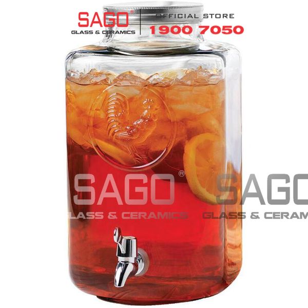  LIBBEY 92154 - Bình Thủy Tinh Libbey Rooster Dispenser 7200ml | Nhập Khẩu U.S 