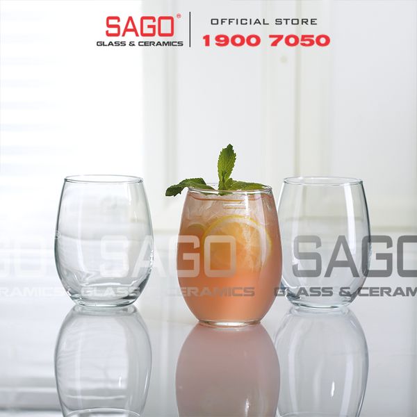  LIBBEY 213 - Ly Thủy Tinh Libbey Stemless wine 444ml | Nhập Khẩu E.U 