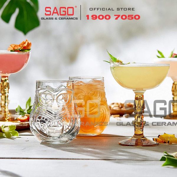  LIBBEY 824704 - Ly Thủy Tinh Libbey Tiki Coupe 250ml | Nhập Khẩu E.U 