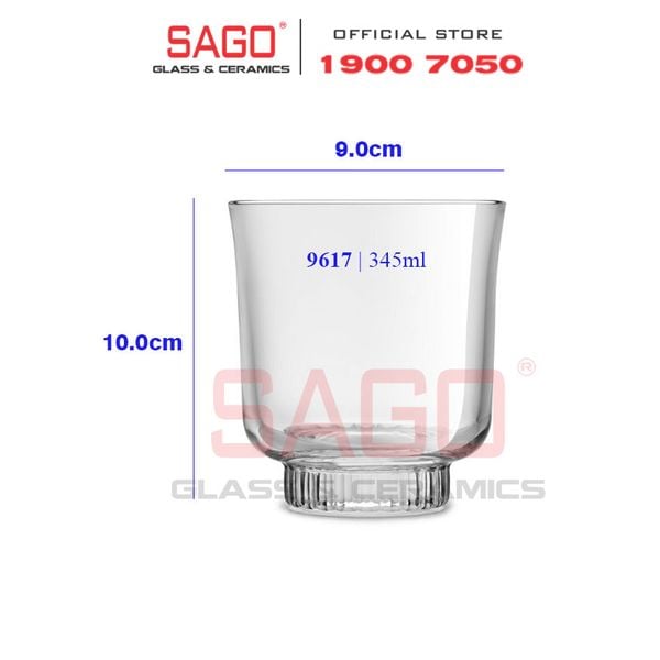  LIBBEY 829186 - Ly Thủy Tinh Libbey Modern America Dof 345ml | Nhập Khẩu E.U 